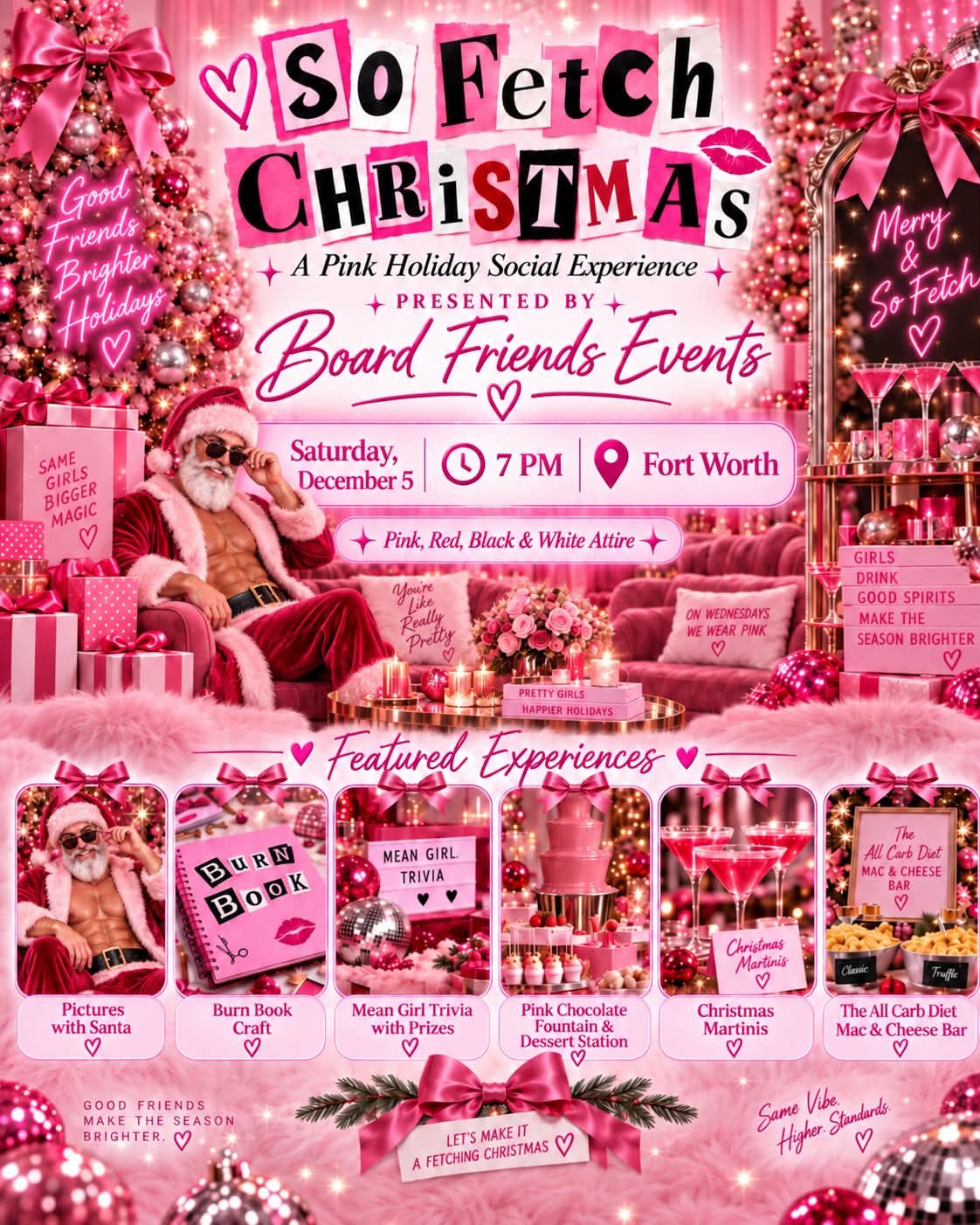So Fetch Christmas flyer